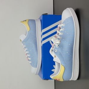 Adidas Originals Stan Smith Pride Pink Royal Blue Yellow Men's Shoes